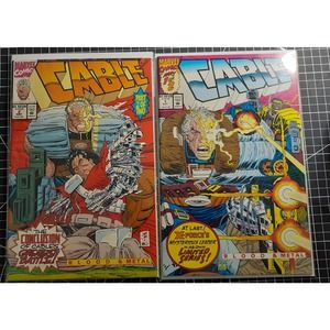 Cable-Blood and Metal #1,2 (Oct 1992, Marvel) Mint Condition. Bagged unread lot2
